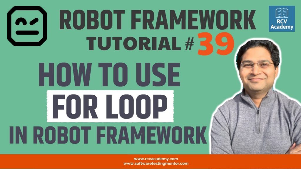 for loop list robot framework